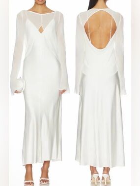 NEW $495 Significant Other Eevie Long Sleeve  gown Dress sz 6
